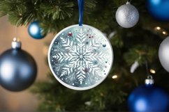 Round Christmas Ornament Sublimation|Clipart Product Image 3