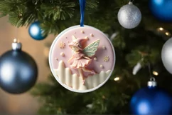 Pastel Christmas Fairy PNG Product Image 4