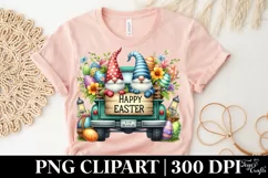 Easter Gnomes Truck Clipart |T-shirt, Mug PNG Product Image 4
