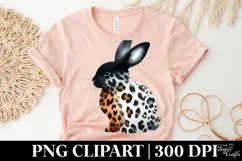Easter Bunny Rose Flower, Clipart |T-shirt, Mug PNG Product Image 4