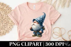 Gnome Blowing Dandelion Clipart |T-shirt, Mug, Tumbler Product Image 5