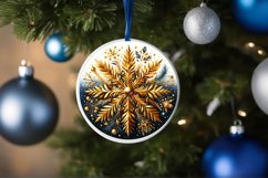 Round Christmas Ornament Sublimation|Clipart Product Image 3