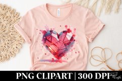 Broken Heart Love Clipart |T-shirt, Mug, Tumbler Product Image 5