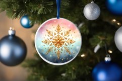 Round Christmas Ornament Sublimation|Clipart Product Image 3