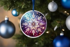 Round Christmas Ornament Sublimation|Clipart Product Image 3
