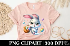 Easter Bunny Clipart |T-shirt, Mug PNG Product Image 5
