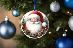 Santa 3D Winter Scene Sublimation PNG Product Image 4