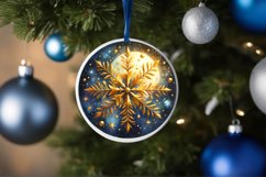 Round Christmas Ornament Sublimation|Clipart Product Image 3