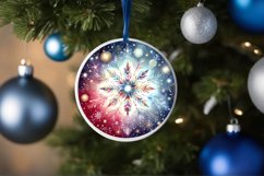 Round Christmas Ornament Sublimation|Clipart Product Image 3
