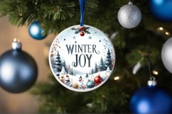 Watercolor Christmass Scene Winter Joy PNG Product Image 4
