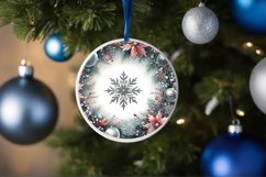 Round Christmas Ornament Sublimation|Clipart Product Image 3