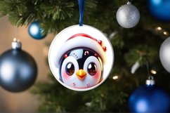 Shiny Christmas Face Round Penguin Product Image 1