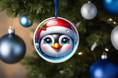 Shiny Christmas Face Round Penguin Product Image 1