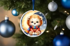 Digital Painting Vintage Baby Lion on Moon Product Image 4