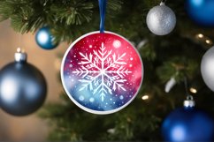 Round Christmas Ornament Sublimation|Clipart Product Image 3