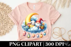 Easter Bunny Clipart |T-shirt, Mug PNG Product Image 5