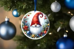 Christmas Gnome Watercolor PNG Product Image 4