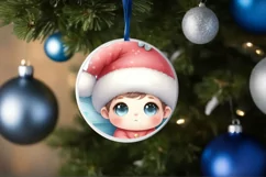 Cute Pastel Christmas Butterfly PNG Product Image 4