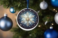 Round Christmas Ornament Sublimation|Clipart Product Image 3