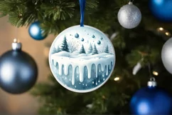 3D Seasonal Joy Winter Scene PNG Product Image 4