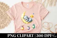 Easter Bunny Clipart |T-shirt, Mug PNG Product Image 5