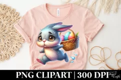 Easter Bunny Clipart |T-shirt, Mug PNG Product Image 4