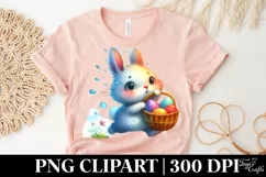 Easter Bunny Clipart |T-shirt, Mug PNG Product Image 4