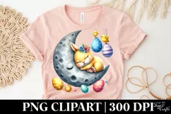 Easter Bunny Clipart |T-shirt, Mug PNG Product Image 5