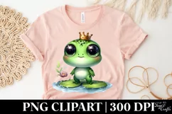 Frog Crown Love |T-shirt, Mug PNG Product Image 5