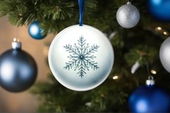 Round Christmas Ornament Sublimation|Clipart Product Image 3