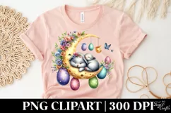 Easter Bunny Clipart |T-shirt, Mug PNG Product Image 5