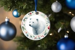 Polar Bear Round Ornament PNG Product Image 1
