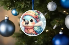 Winter Baby Macaw Retro Digital Painting Product Image 4
