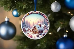 Detailed Pastell Christmas Molten Candy Scene Product Image 4