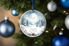 Winter Scene Large Text Season of Giving Product Image 1