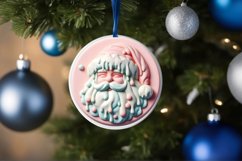 Santa Christmas Ornament Sublimation PNG Product Image 4