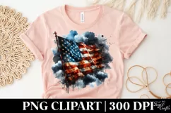 American Flag USA, 4th July, Patriotic Clipart Product Image 4