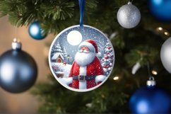 Santa Christmas Ornament Sublimation PNG Product Image 4