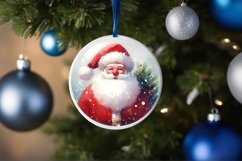 Santa Christmas Ornament Sublimation PNG Product Image 4