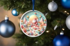 Colorful Scene with Santa Sublimation PNG Product Image 4