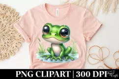 Baby Frog |T-shirt, Mug PNG Product Image 5