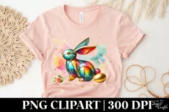Easter Bunny Egg Flower, Clipart |T-shirt, Mug PNG Product Image 5