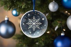 Round Christmas Ornament Sublimation|Clipart Product Image 3