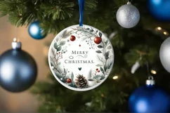 Winter Scene Merry Hearts Sublimation PNG Product Image 1