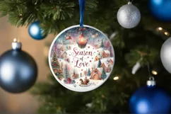 Pastel Winter Scene with Season of Love Product Image 4