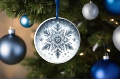 Round Christmas Ornament Sublimation|Clipart Product Image 3