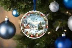 Watercolor Molten Candy Christmas Sticker Sublimation PNG Product Image 4