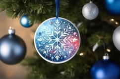Round Christmas Ornament Sublimation|Clipart Product Image 3