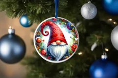 Gnome Christmas Sticker Sublimation PNG Product Image 1