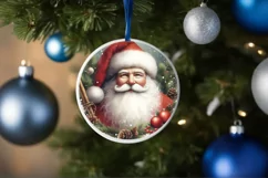 Santa Christmas Sticker Sublimation PNG Product Image 4